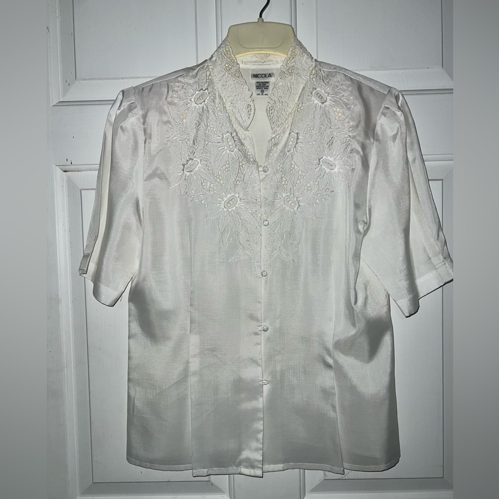 Embroidered Lace Blouse